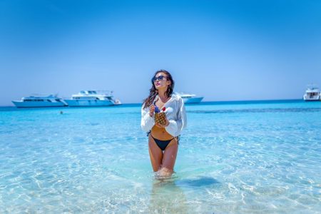 Hurghada : Giftun island Speedboat Cruise To Orange bay With Snorkeling