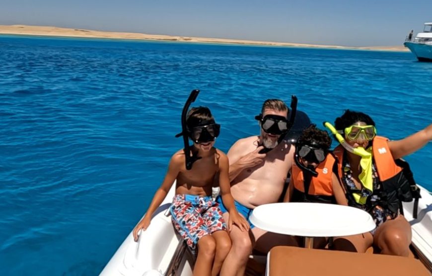 Hurghada: Quad Bike Safari & Speedboat to Orange bay islands