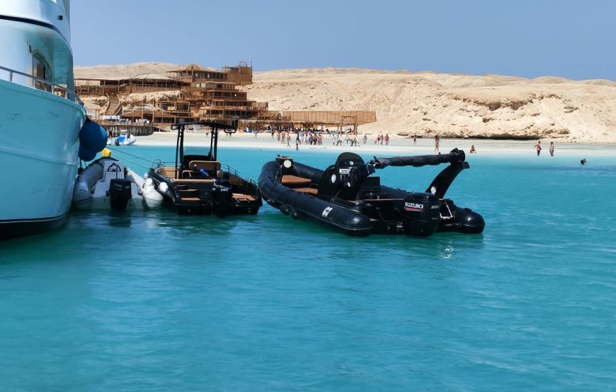 Hurghada : Giftun island Speedboat Cruise To Orange bay With Snorkeling