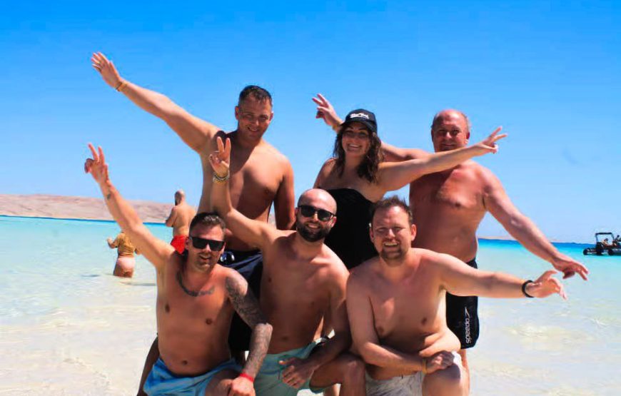 Hurghada: Giftun Island and Orange Bay Speedboat Trip